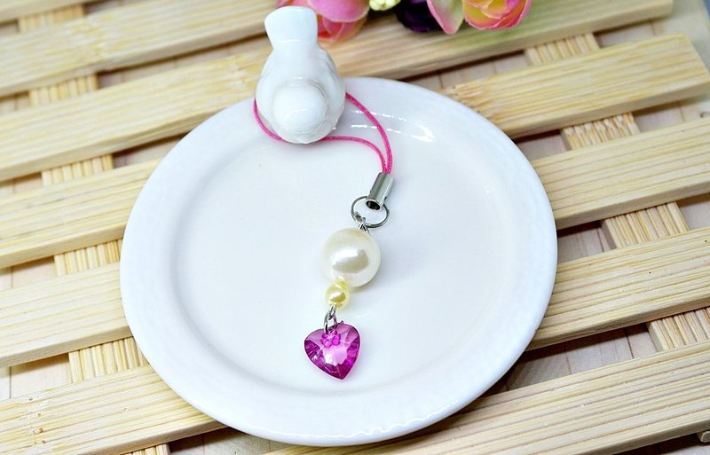 ├可爱的小小吊饰系列┤-棕点点- #小小礼物# #可改成耳机塞# - 其他 - 塑料 粉红色