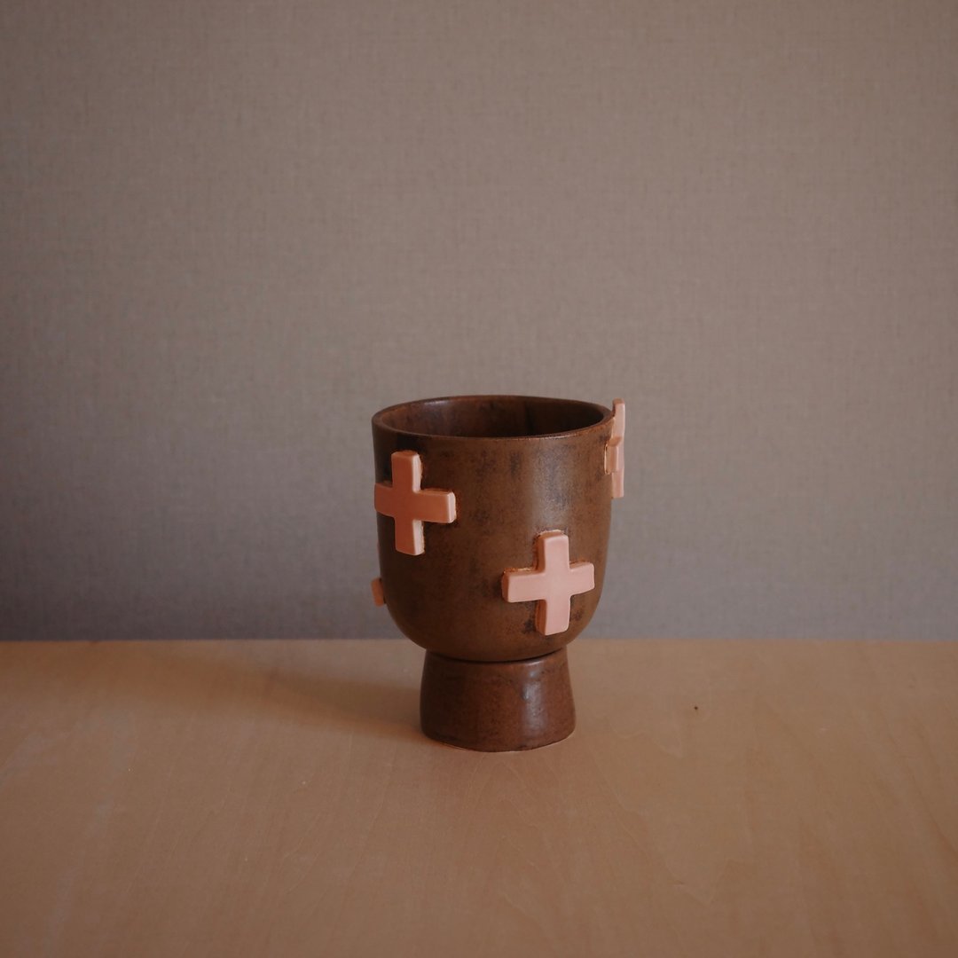 花盆 / Plant pot - 花瓶/陶器 - 陶 咖啡色