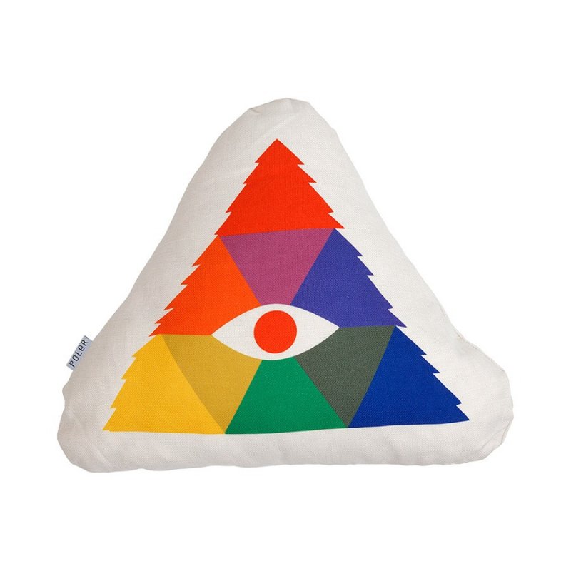 POLER CYCLOPS PILLOW 山型眼抱枕 / 印花 / 限量商品 - 露营用品 - 聚酯纤维 多色