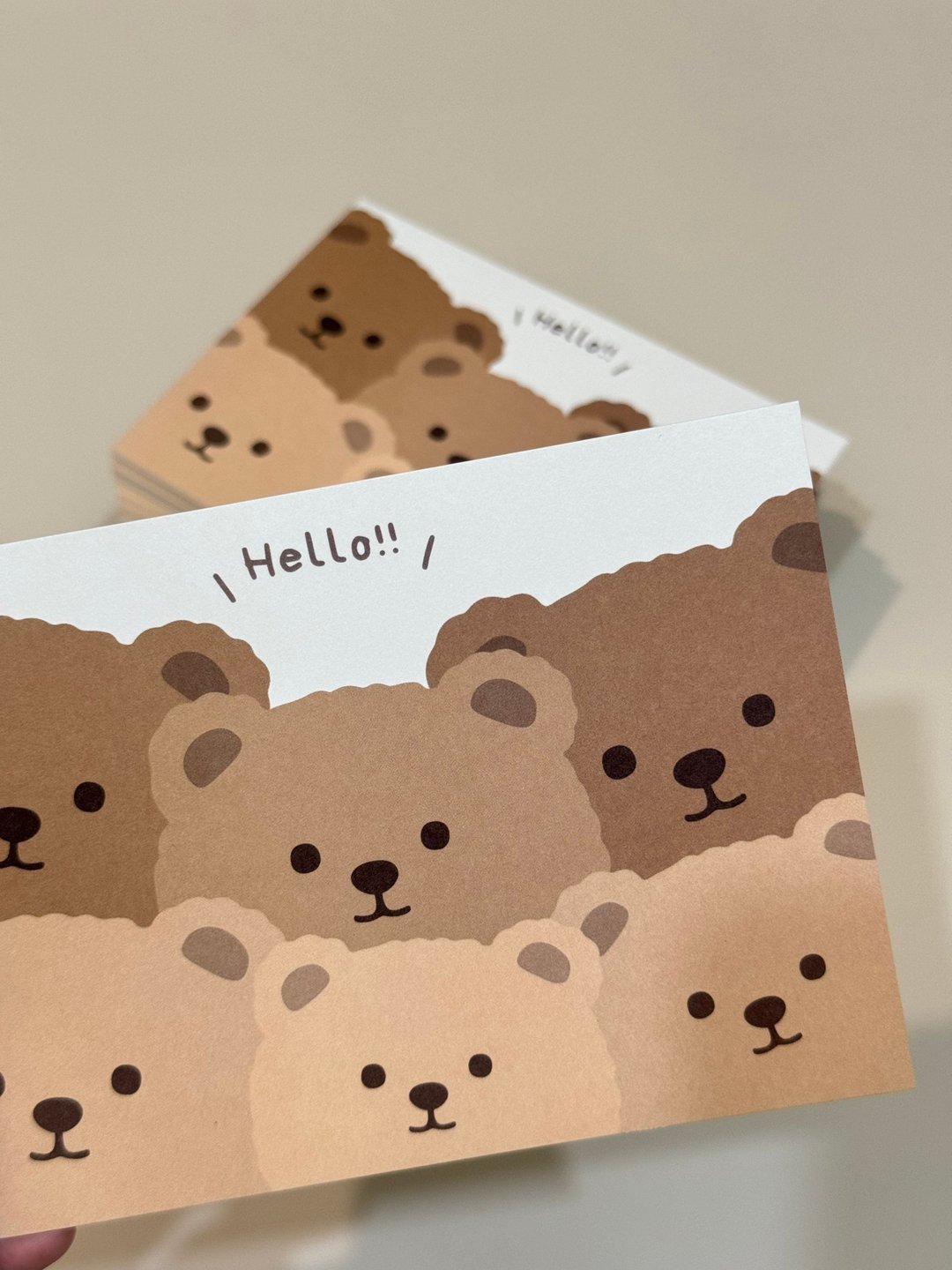 独家设计 万用卡 小熊卡 万用明信片 谢卡 - 卡片/明信片 - 纸 