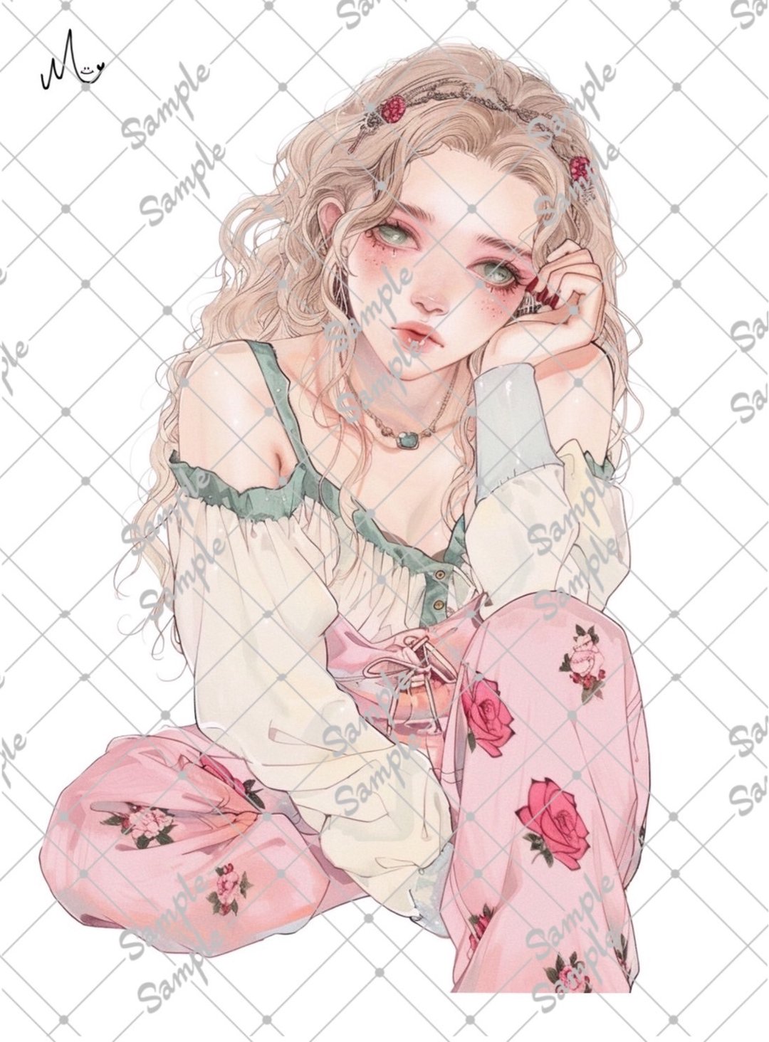 原创人物贴纸 11月新品 - 贴纸 - 纸 