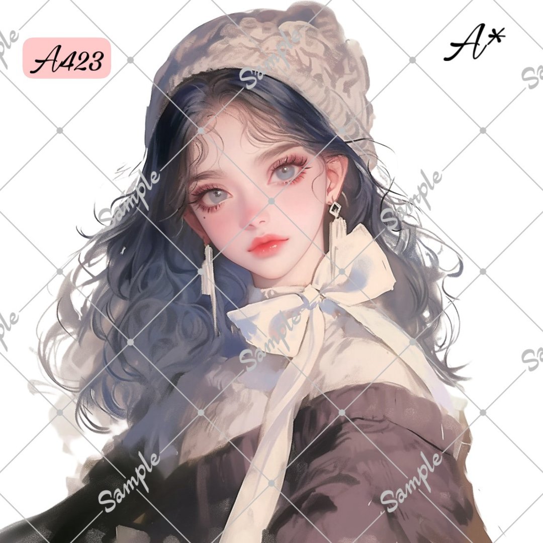 原厂贴纸装饰贴A423 5张 - 贴纸 - 纸 