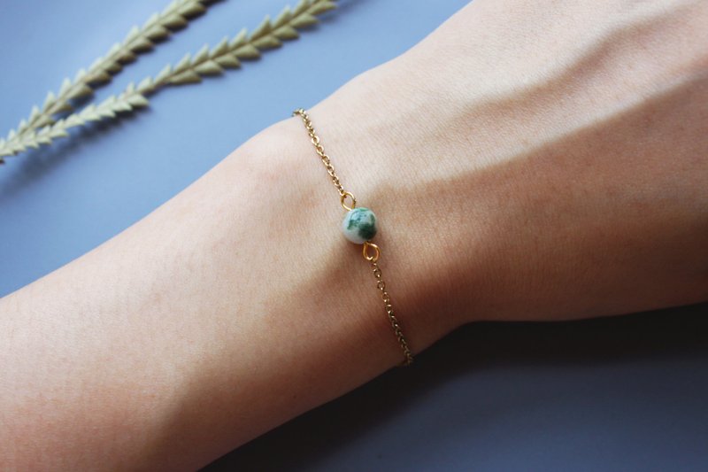 | 孤岛 | 手链-浮萍 - 手链/手环 - 铜/黄铜 绿色