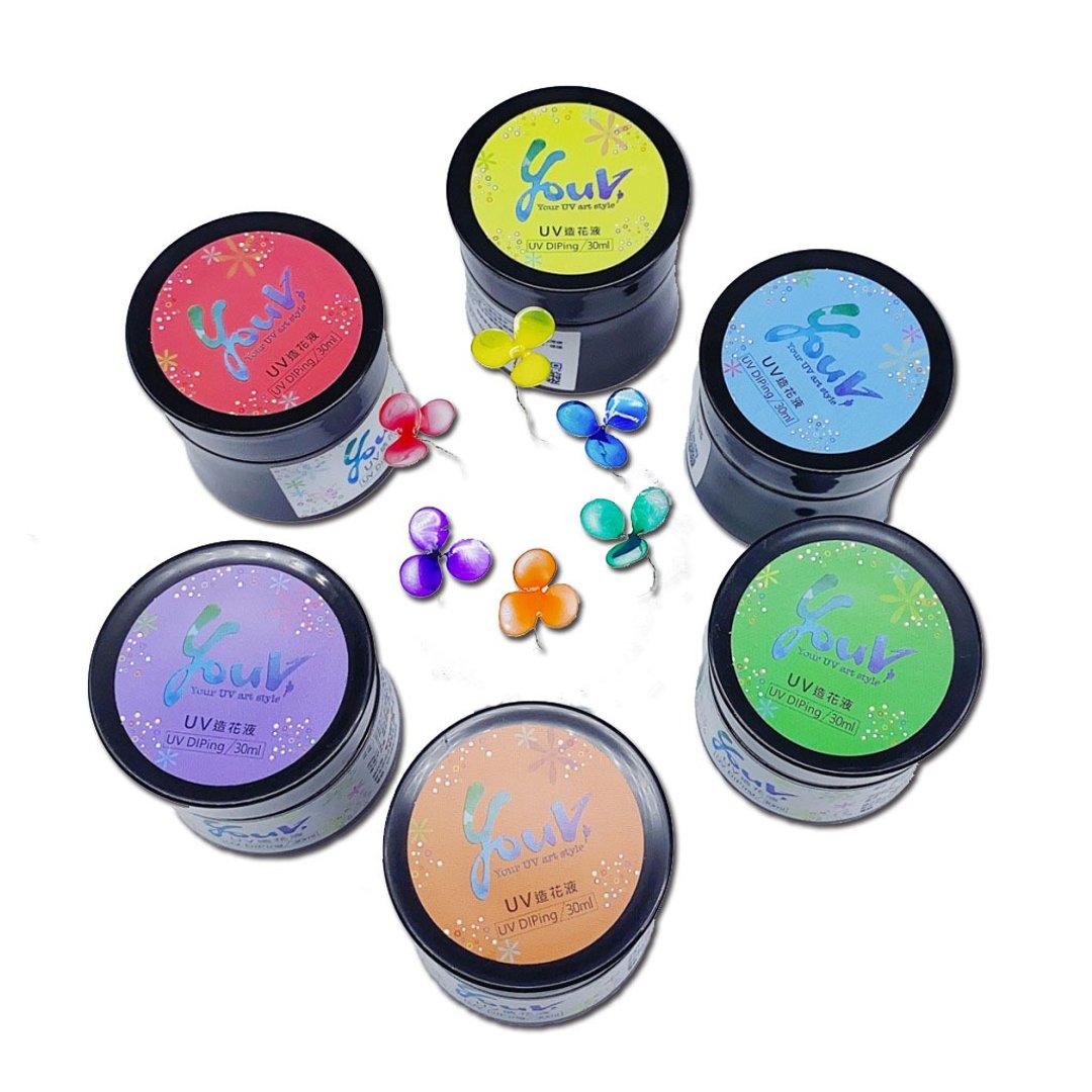 UV造花液 彩色30ML-6入 - 其他 - 其他材质 多色
