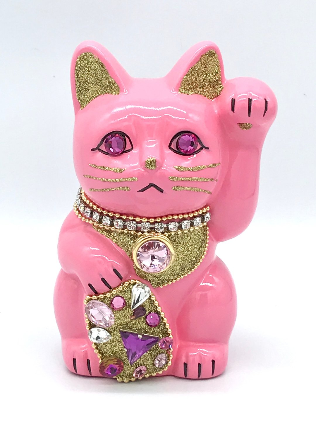 Jewelry Cat - 摆饰 - 陶 粉红色