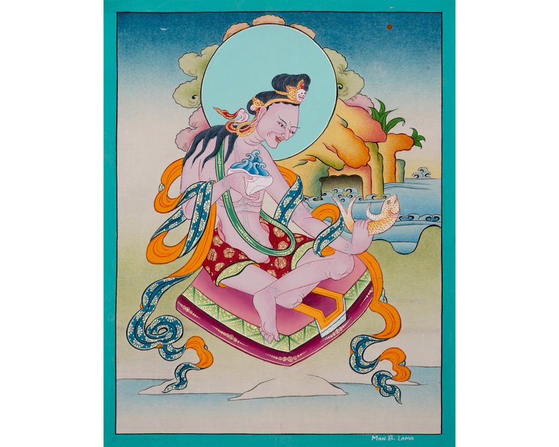 神圣的尼罗帕唐卡  具体化精神启蒙 - 墙贴/壁贴 - 其他材质 多色