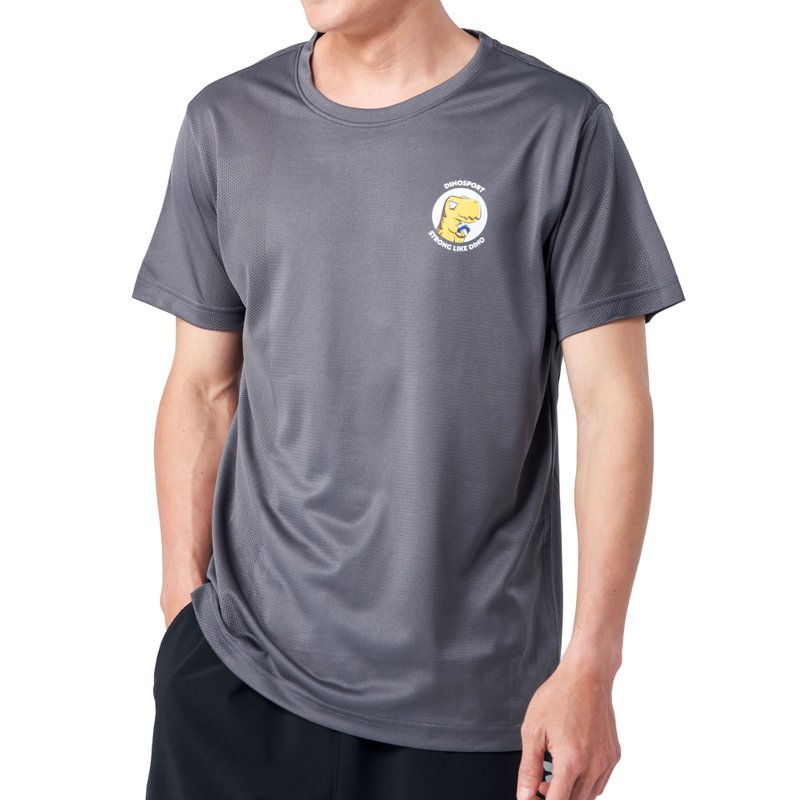 MIT专利呼吸衣-短手呆脑兽(小图款)-排球 吸湿排汗 排球衣 运动服 - 男装运动衣 - 聚酯纤维 多色
