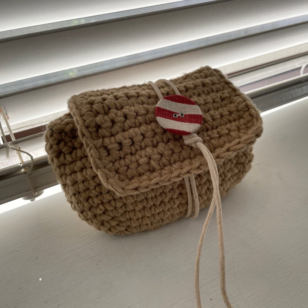 手工钩织小收纳包【Crochet bag】 - 零钱包 - 棉 