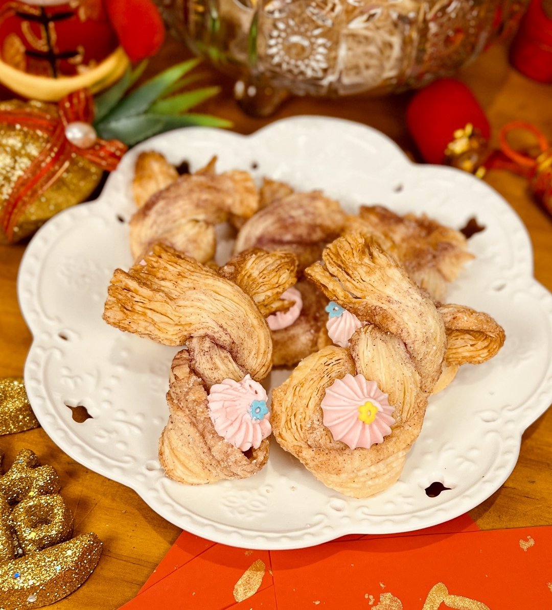 【籽田新年限定】玉兔似锦礼盒。法式千层兔 - 手工饼干 - 新鲜食材 