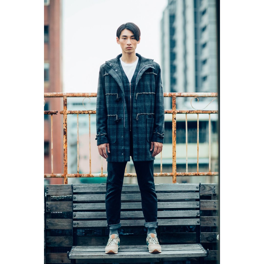 BACKBEAT 绑绳牛角毛料大衣 duffle coat SOCIAL ROPE - 男装外套 - 羊毛 灰色