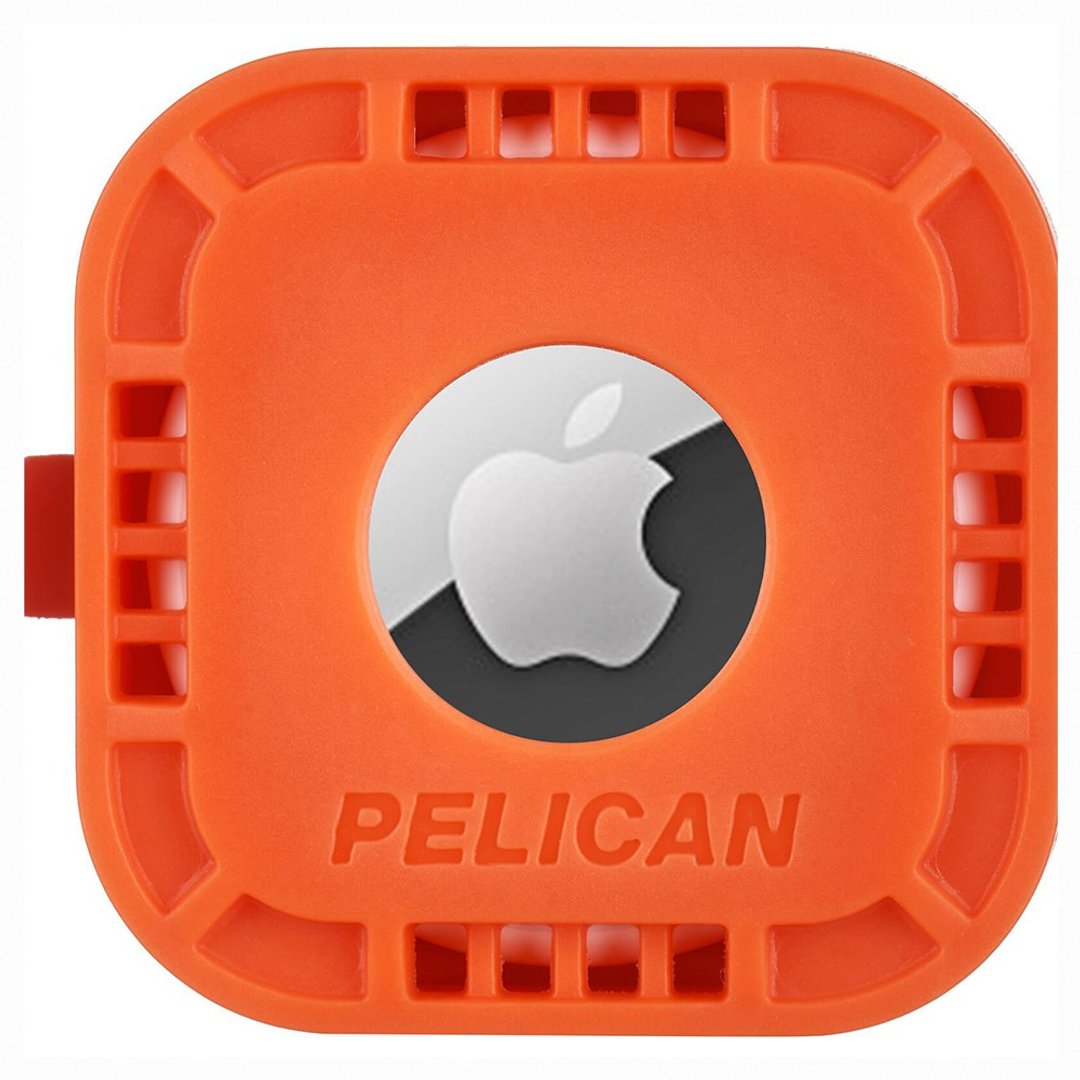 美国 Pelican 派力肯 AirTag 专用黏贴式固定座 - 橘 - 数码小物 - 其他材质 