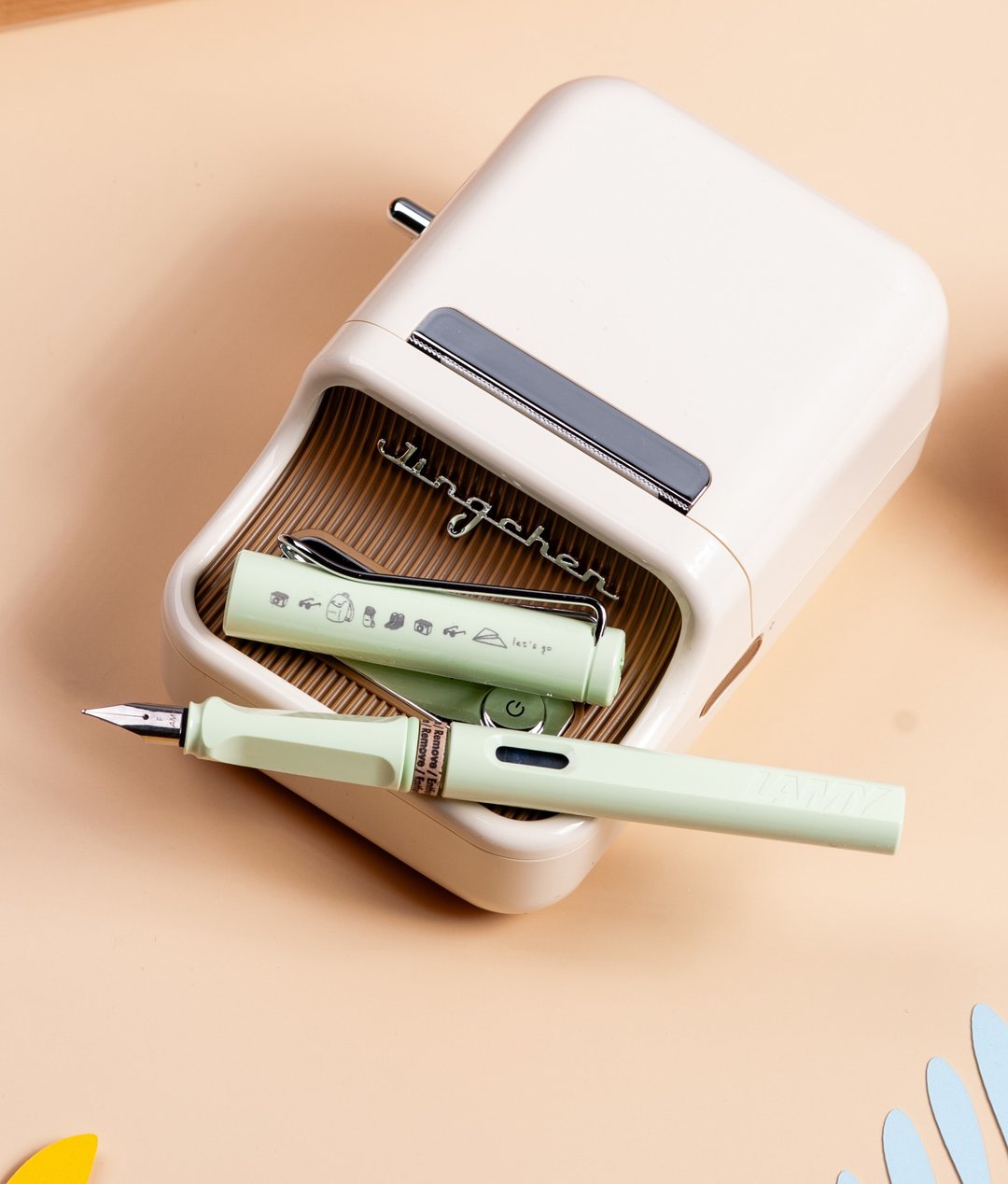 【雷雕刻字】LAMY 钢笔单礼盒 / safari 系列 - 薄荷绿【Let'go】 - 钢笔 - 塑料 绿色