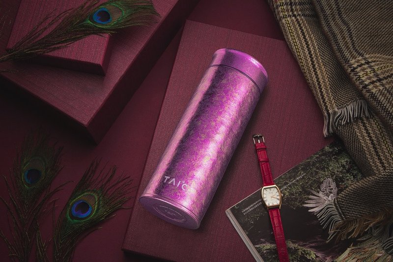 TAIC 太可 大师系列 纯钛保冷保温杯 400ML - 保温瓶/保温杯 - 其他金属 蓝色