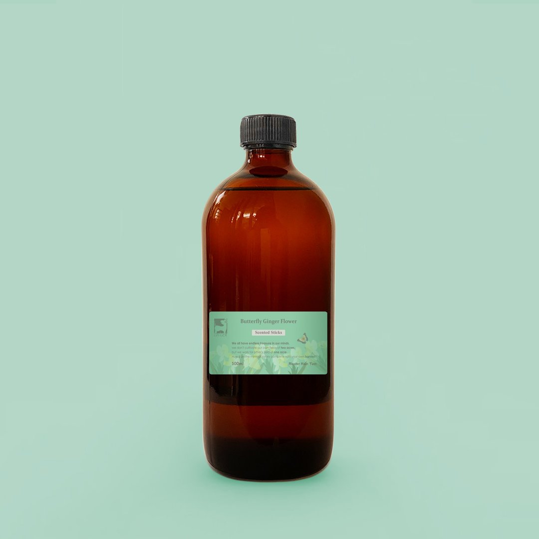 【GIN-GER】蝴蝶白姜花扩香补充瓶 500ml - 香薰/精油/线香 - 精油 