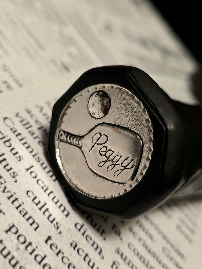 【定制化】匹克球拍锡雕名牌 - 金工/饰品 - 其他金属 