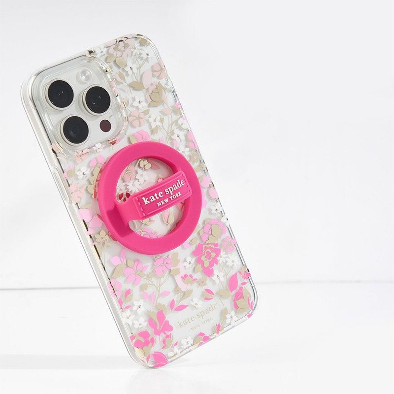 【kate spade】MagSafe 手机弹性指环  魅力粉 - 手机配件 - 塑料 粉红色