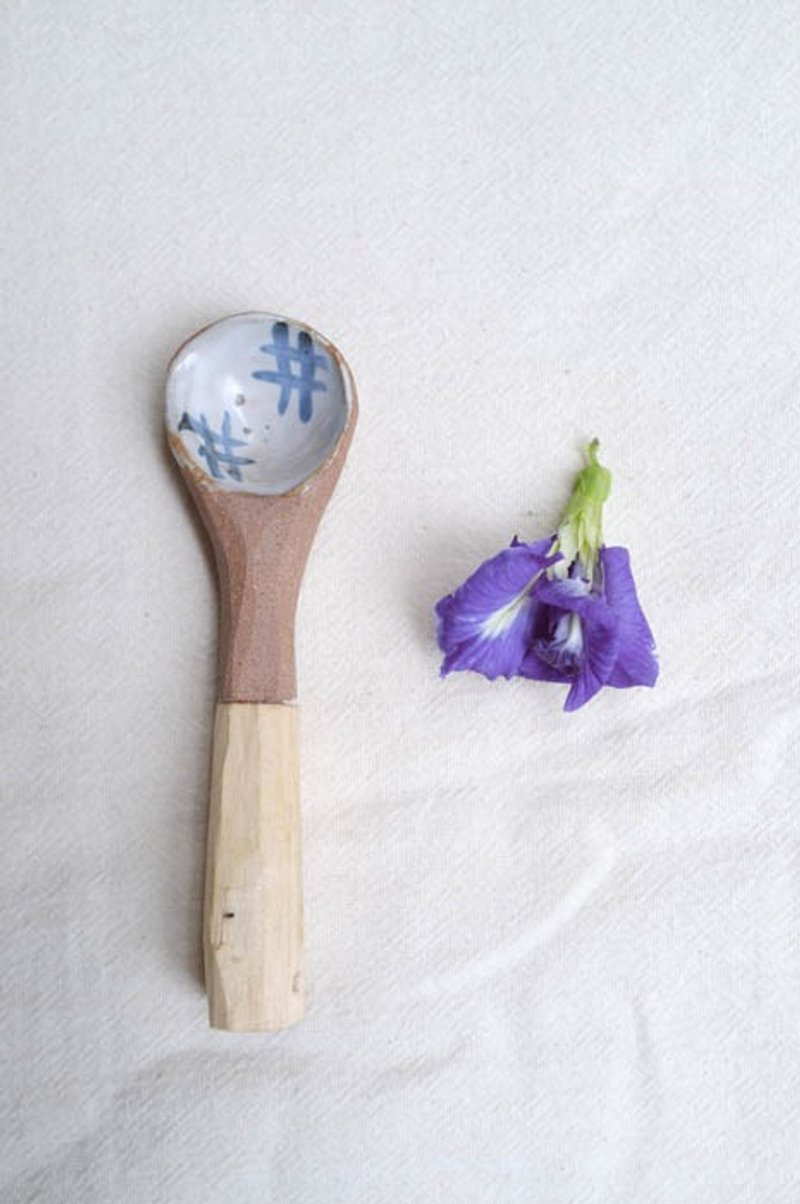 ceramic Spoon - 花瓶/陶器 - 陶 咖啡色