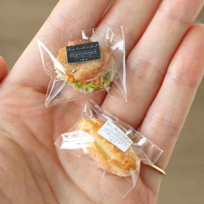 迷你三明治套装 - 玩偶/公仔 - 粘土 