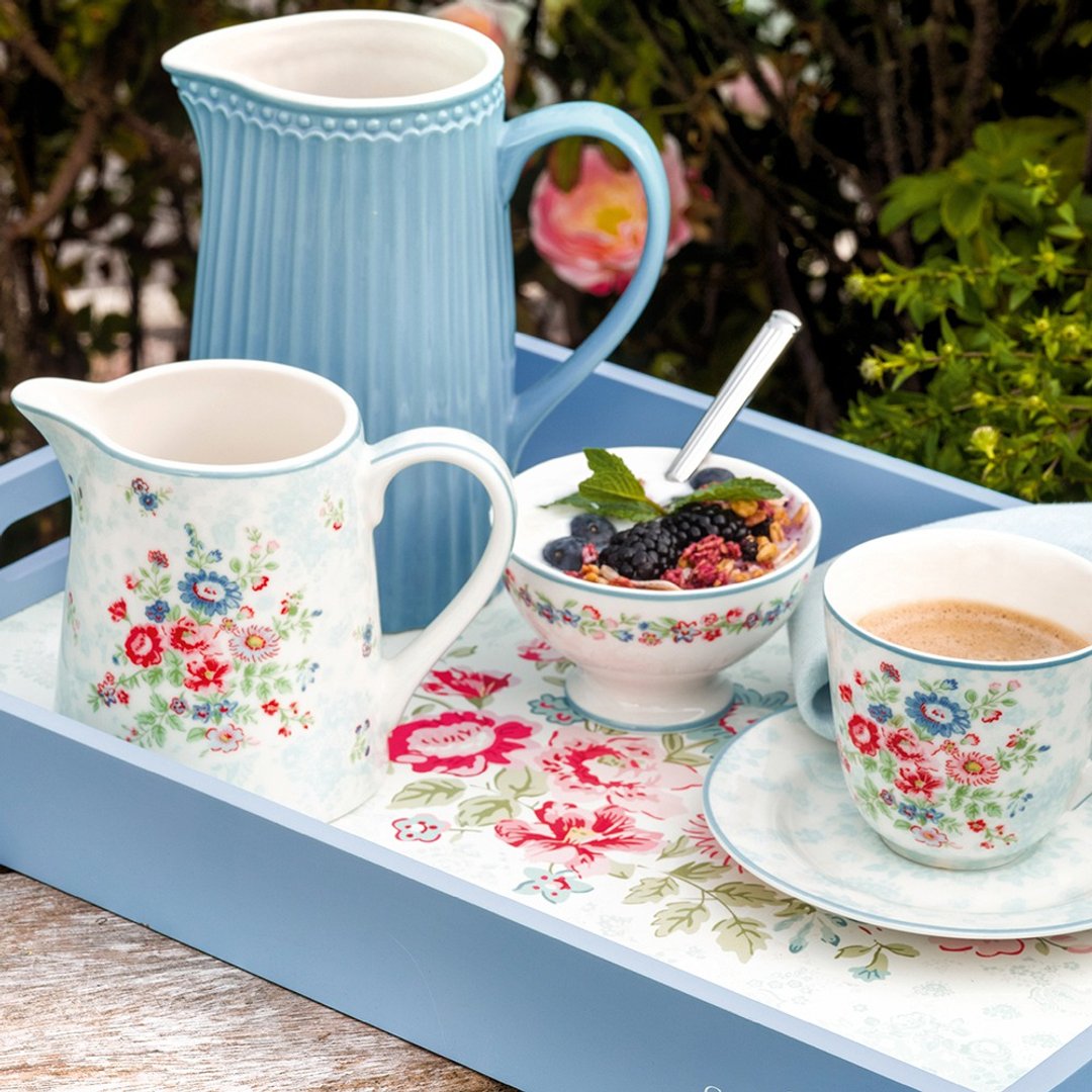 【2件7折】丹麦GreenGate Ailis 拿铁杯/迷你拿铁杯/蛋杯 / 共4款 - 茶具/茶杯 - 瓷 蓝色