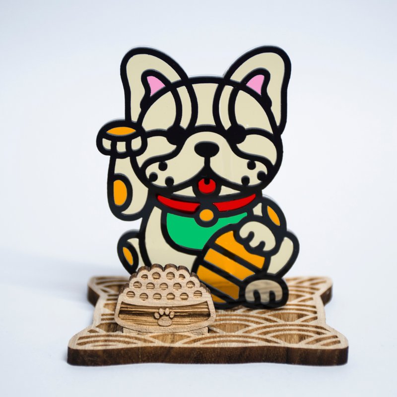 【Moko Bastet】招福狗 法鬥/法虎 座台式 - 摆饰 - 树脂 多色