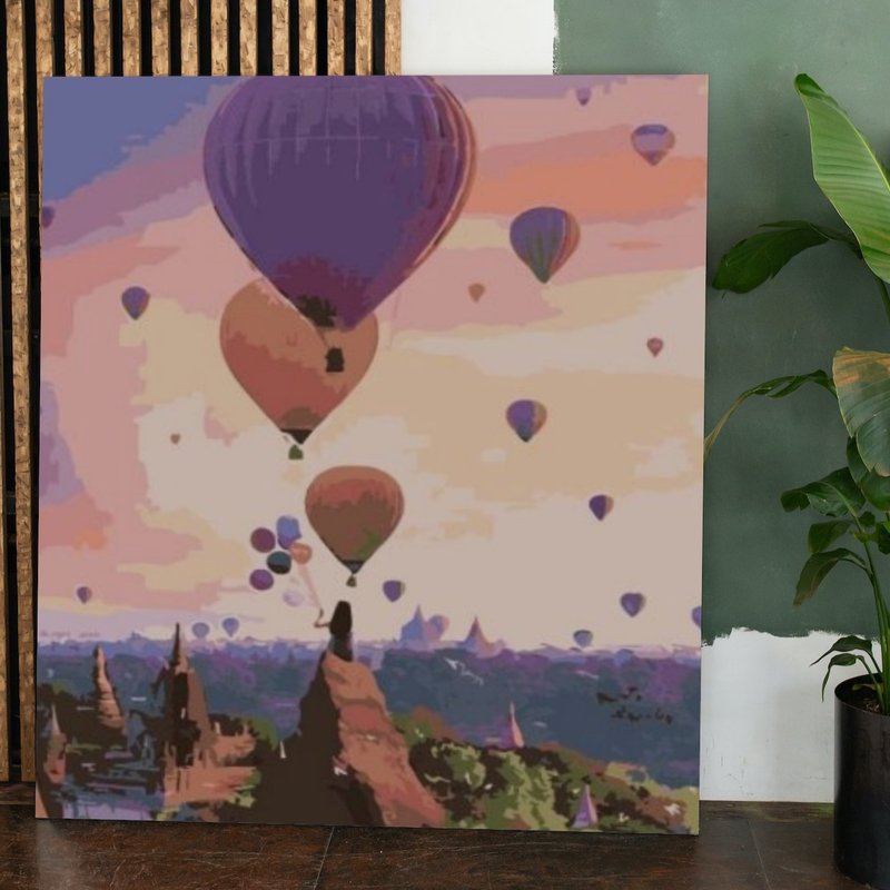 卡帕多奇亚热气球 创意数字油画 【销售排行榜 】 - 插画/绘画/写字 - 其他材质 