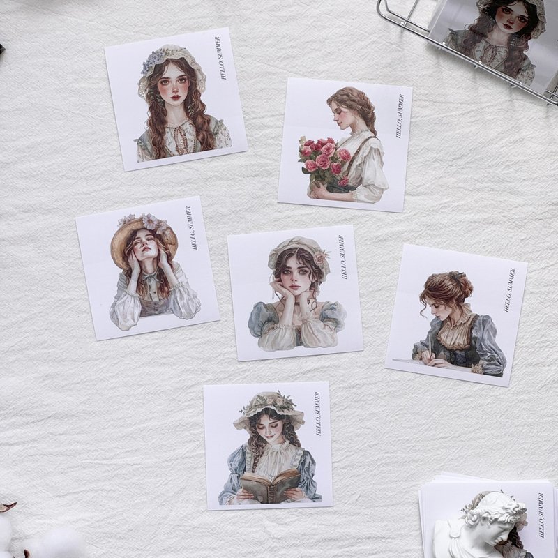 珍奥斯汀街女子贴纸 - 贴纸 - 纸 