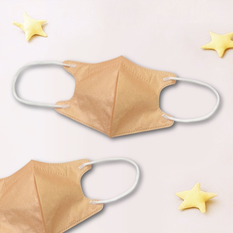 天心/宝宝用口罩/嫩婴/0~2岁/超幼幼立体30入/鸭鸭橘/素色 - 口罩 - 其他材质 