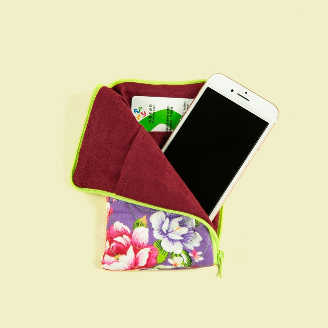 【不要叫我客家花布】iPhone 13 Pro防摔手机套壳包保护套 - 手机壳/手机套 - 棉 多色
