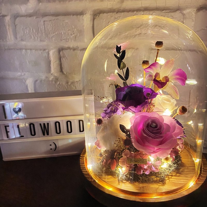 开幕花礼 永生花x施华洛世奇水晶 - 干燥花/捧花 - 植物．花 多色