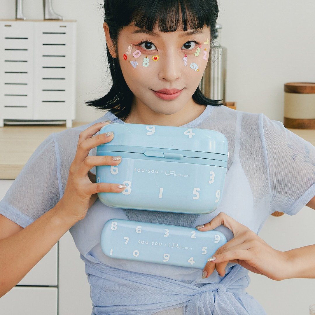 Bento-GO x SOU・SOU 联名礼盒 - 便当盒/饭盒 - 其他材质 蓝色