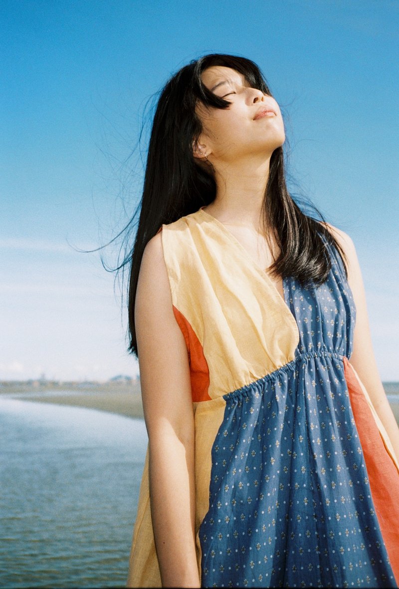 Quilted Dress - 洋装/连衣裙 - 棉．麻 多色