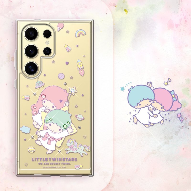 三丽鸥 Samsung Galaxy S系列防震双料水晶彩钻手机壳-星际双子星 - 手机壳/手机套 - 其他材质 多色