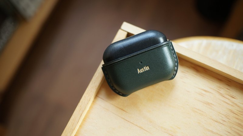 定制化Airpods pro / Airpods pro 2 皮革保护套 - 耳机 - 真皮 多色