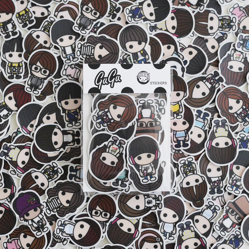 好朋友小贴纸组 / C组朋友圈 - 贴纸 - 纸 