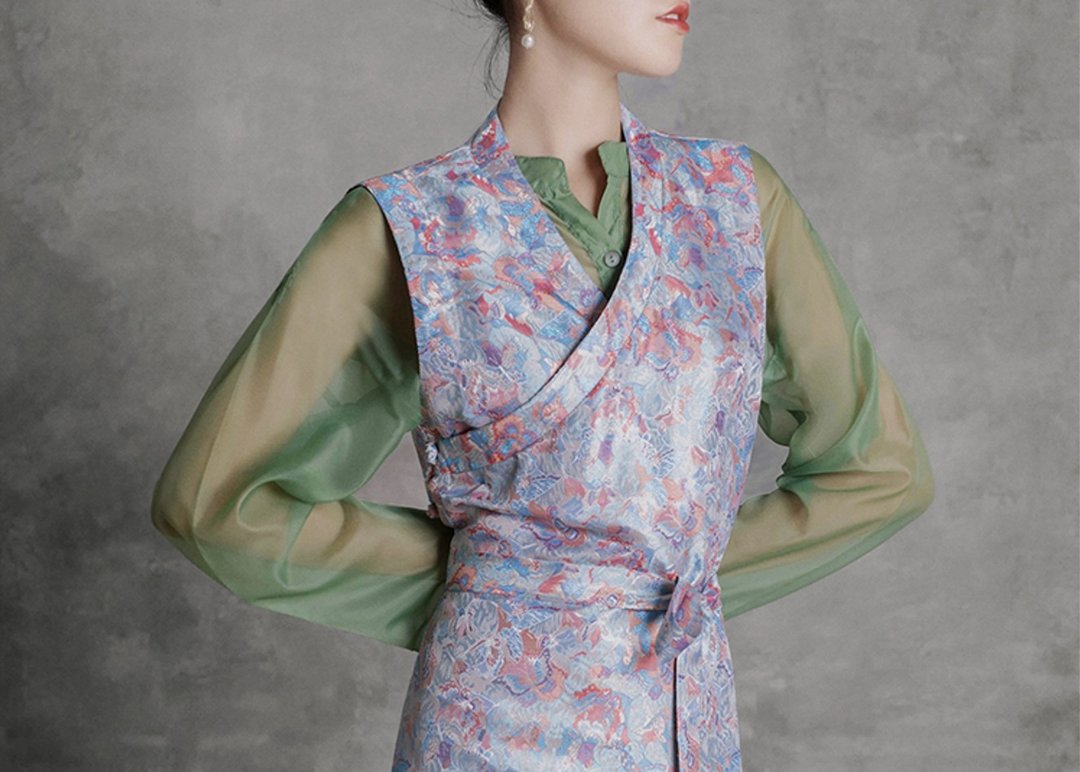 翩跹 蝴蝶清雅西藏汉服 上衣/長裙 - 女装上衣 - 其他材质 紫色