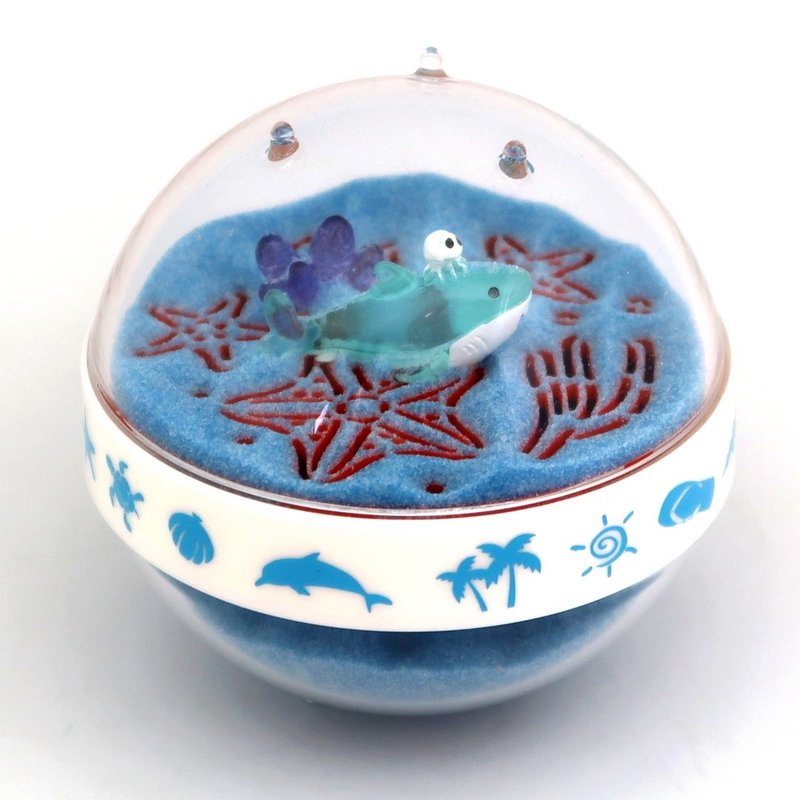 【夏日海洋】海洋想念/海潮之声/鲨鱼/双面沙漏 - 摆饰 - 压克力 