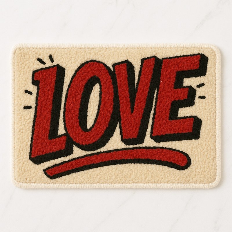 Fun愛浴室地墊植物居家裝飾禮物 - 地垫/地毯 - 聚酯纤维 粉红色