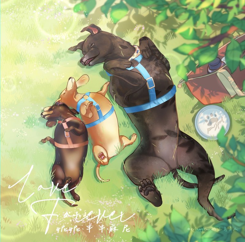 【定制化礼物】笑颜系列人像画似颜绘/电绘/含无框画与画架 - 订制画像 - 其他材质 