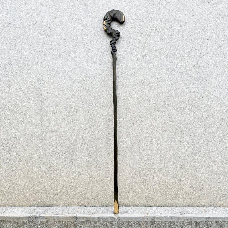 我制杖　法杖　傅利曼　绿檀制 魔杖　魔法长杖 Magic staff - 摆饰 - 木头 绿色