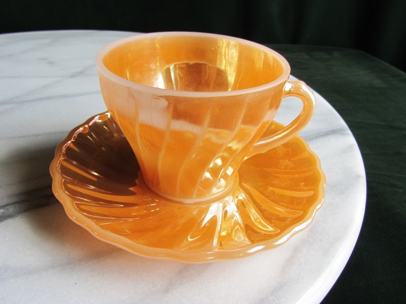 【老时光 OLD-TIME】早期二手美国制Fire king咖啡杯组(瑕疵) - 摆饰 - 其他材质 
