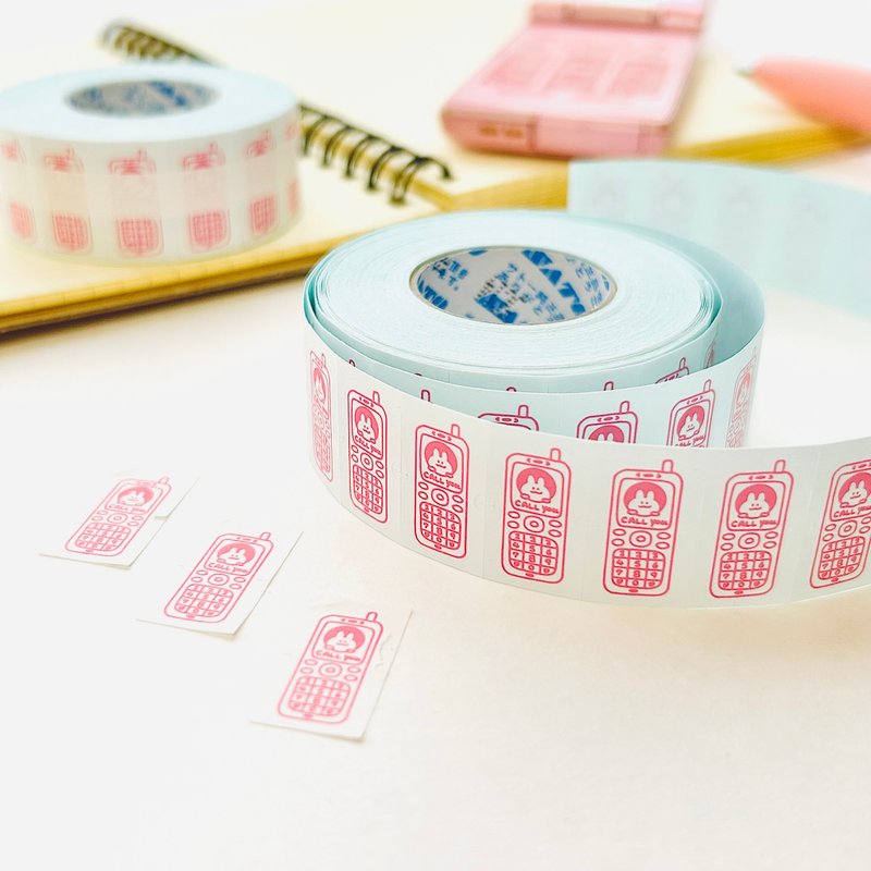 标签贴纸  手机 - 贴纸 - 纸 蓝色