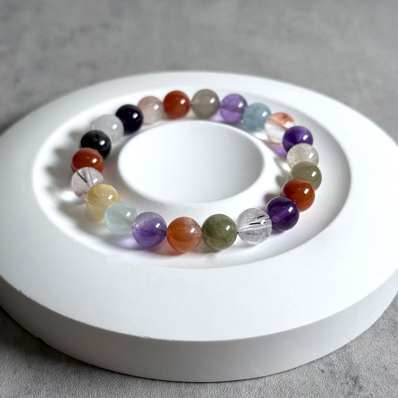 多宝水晶手串 - 手链/手环 - 水晶 多色