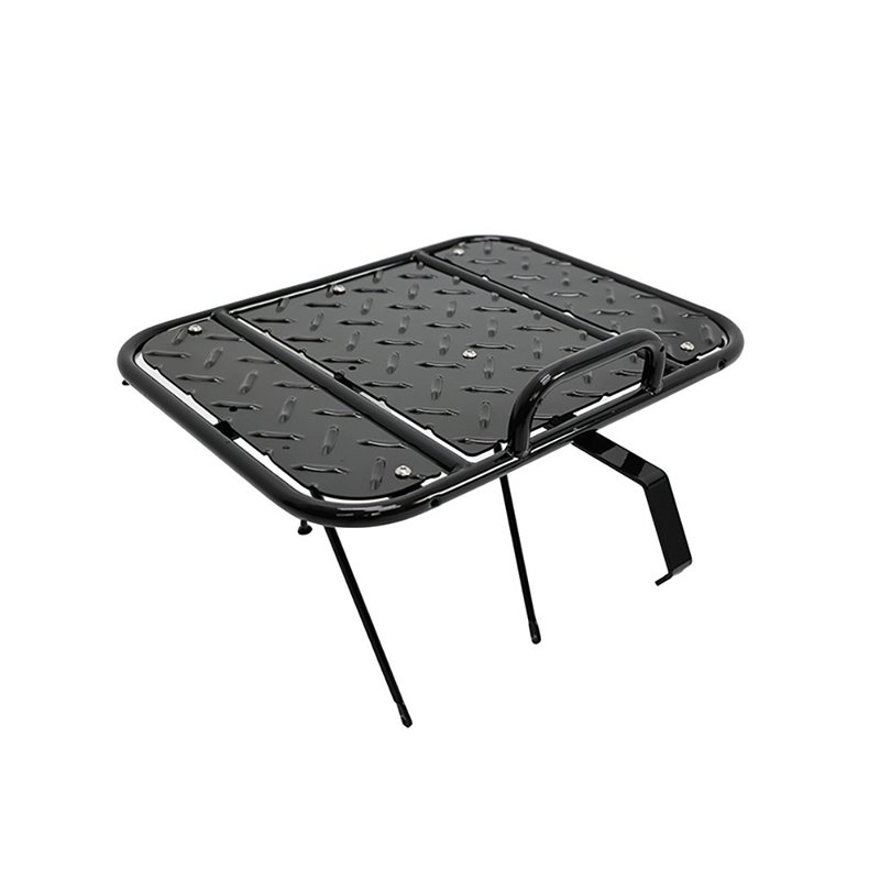 miniu 黑铁花板后货架 - 后组装 - 自行车/周边 - 铝合金 黑色