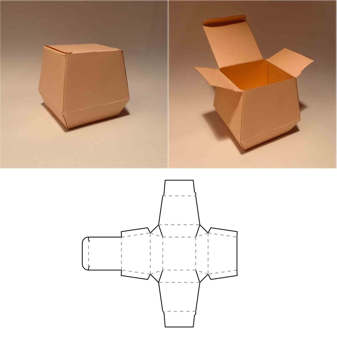 Food packaging box template, food delivery box, paper food box, kraft food box - 图文模板设计 - 其他材质 
