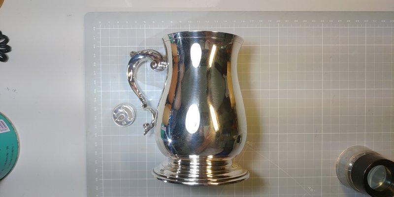 1969年英国制Birmingham伯明罕纯银杯一品脱啤酒杯大水杯茶杯 - 其他杯子 - 纯银 