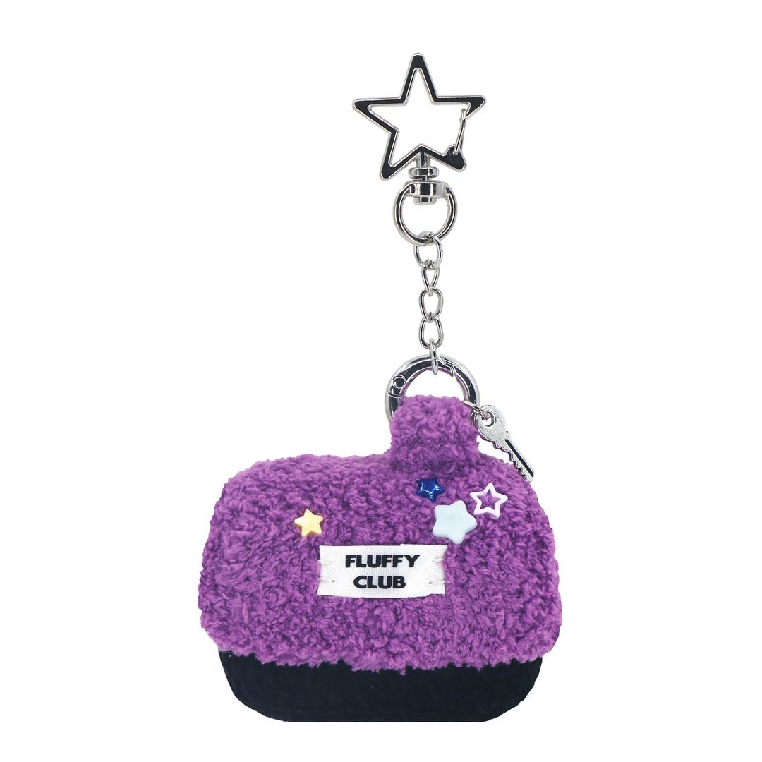 'SWEET HOME SWEET' AirPods 3&Pro 保护壳 紫色屋顶 黑色墙壁（STAR SPRING） - 耳机收纳 - 绣线 紫色