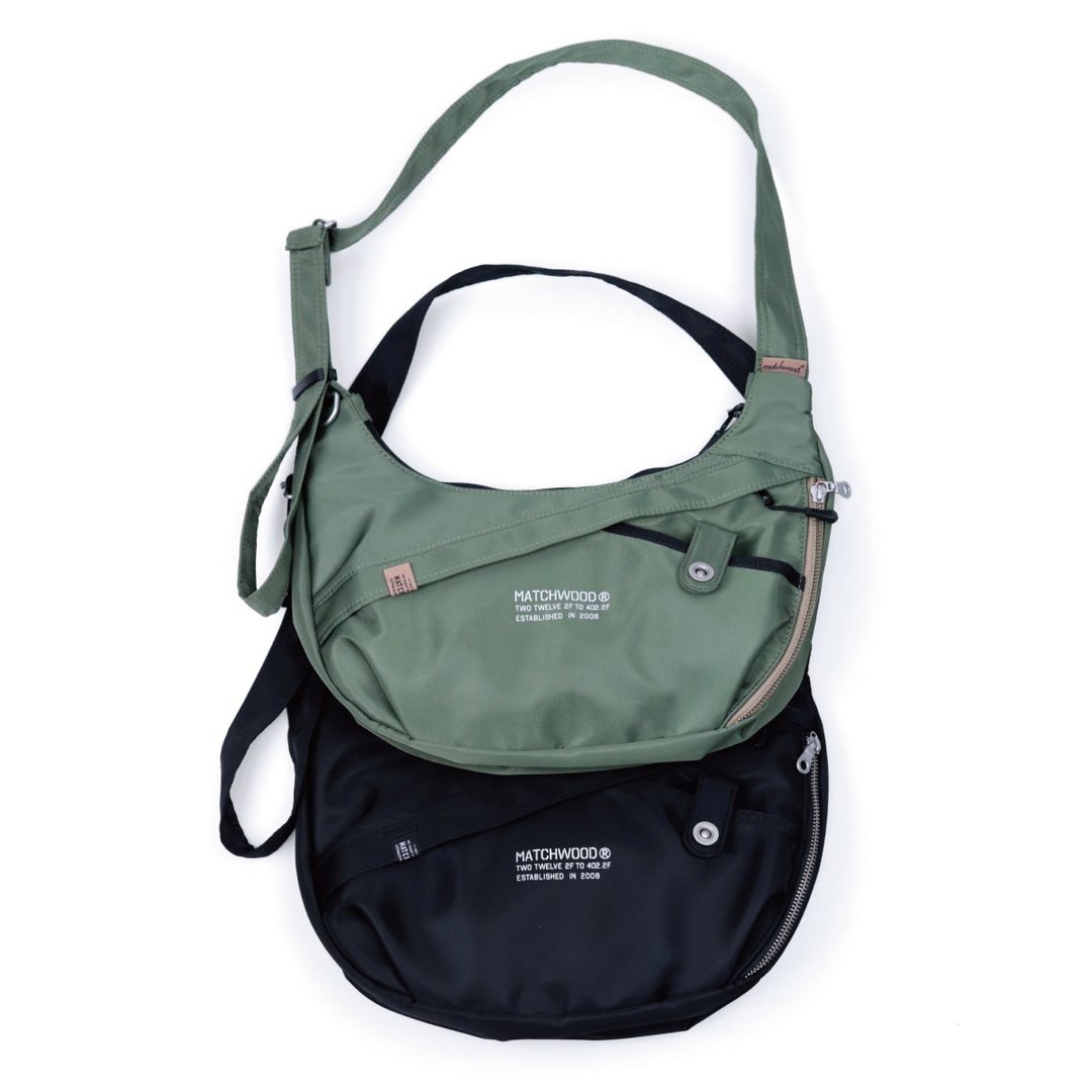 Flow Sling Bag 轻量日常斜背包 金属拉链版 - 侧背包/斜挎包 - 其他材质 绿色
