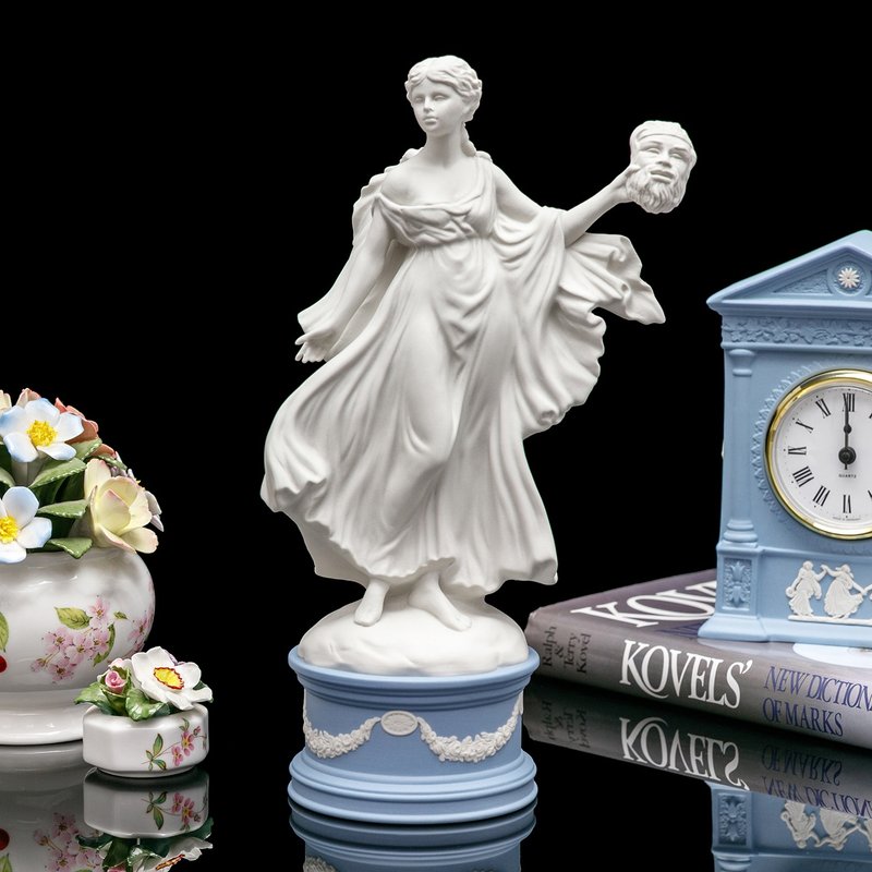 英国制Wedgwood缪斯女神Muses限量陶瓷娃娃客厅艺术装饰 文艺女神 - 摆饰 - 瓷 