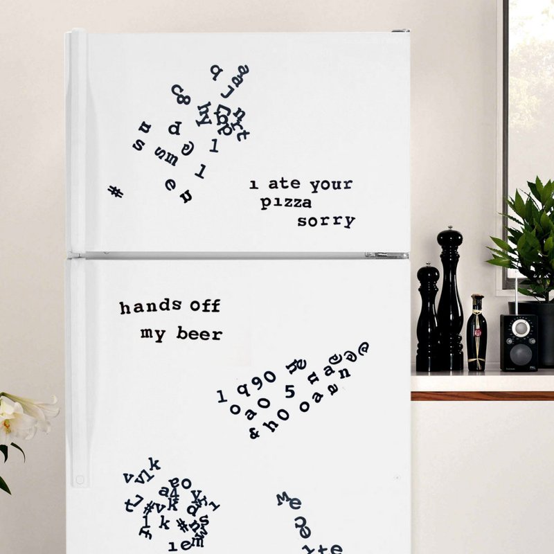 英文字体冰箱吸铁 - 其他 - 塑料 