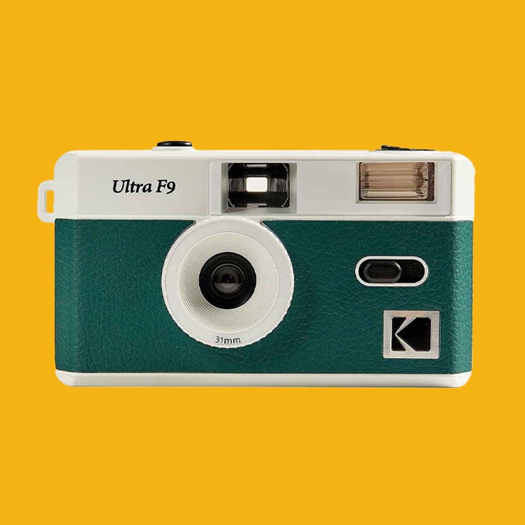 【Kodak 柯达】整新品复古底片相机 Ultra F9 Film Camera 暗夜绿 - 相机 - 塑料 绿色